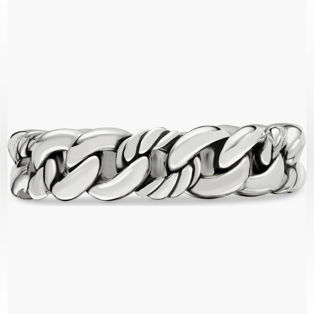 David Yurman Belmont Curb Link Ring Size 7